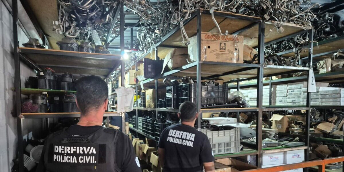 Operação Malote: PCGO cumpre mais de 10 mandados em investigação relacionada a comércio de peças veiculares furtadas