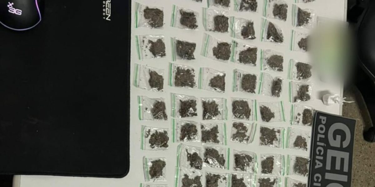 Operação prende duas pessoas em flagrante por tráfico de drogas em Senador Canedo
