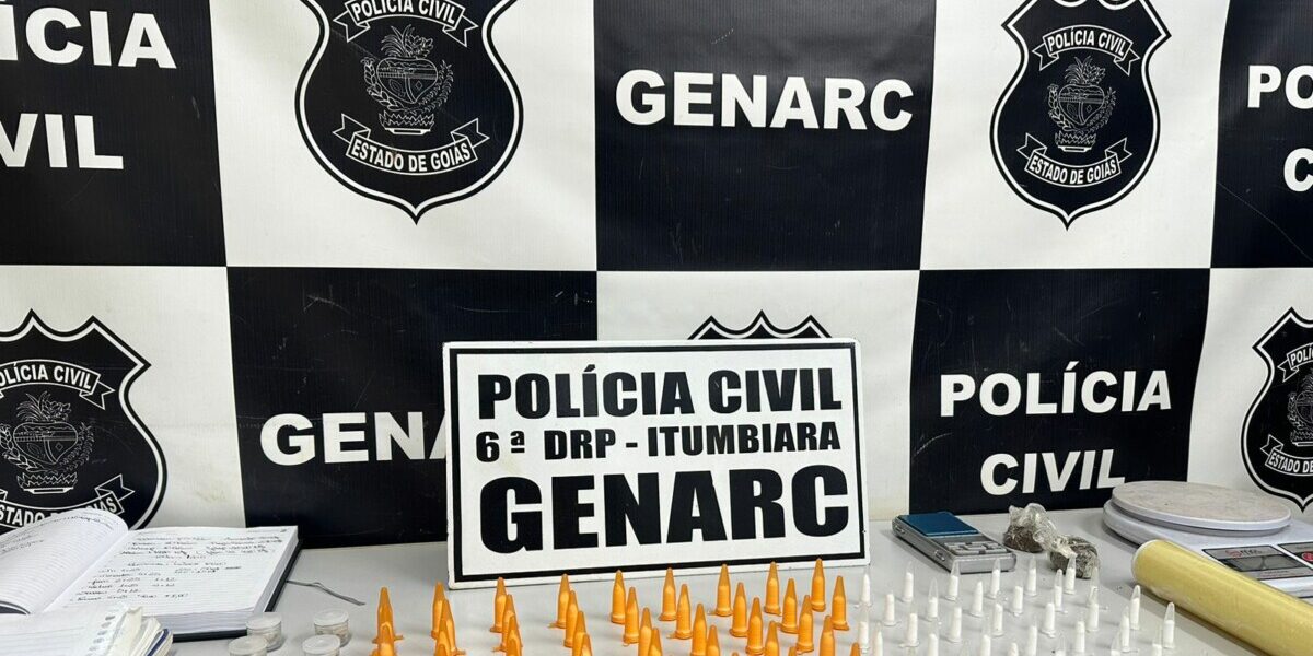 PCGO prende em flagrante dupla por tráfico e associação para o tráfico de drogas em Itumbiara