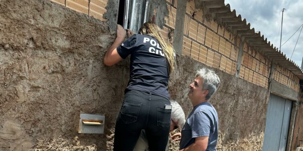 PCGO prende homem em flagrante por agredir ex-companheira e ameaçar filho, em Novo Gama