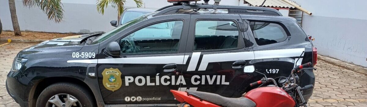 PCGO recupera motocicleta furtada em Uruaçu
