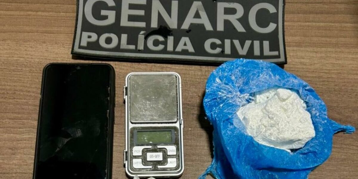 Polícia Civil prende suspeito em flagrante por armazenar drogas para distribuição em Itaberaí