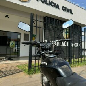 PCGO recupera motocicleta em menos de 24h após o fruto, em Paraúna