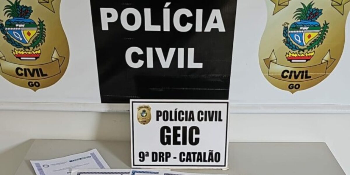 PCGO cumpre buscas contra suspeito de falsificar atestados médicos e certificados escolares, em Catalão