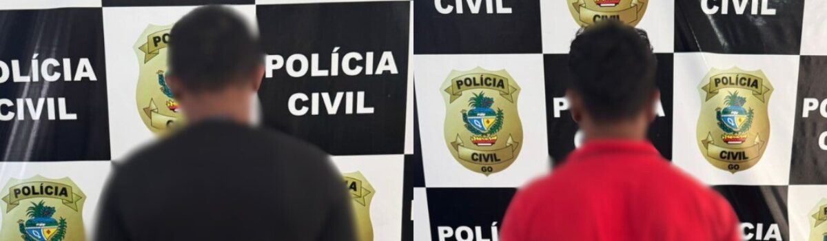 PCGO prende dois homens por coação no curso do processo envolvendo inquérito de estupro de criança em Itaberaí