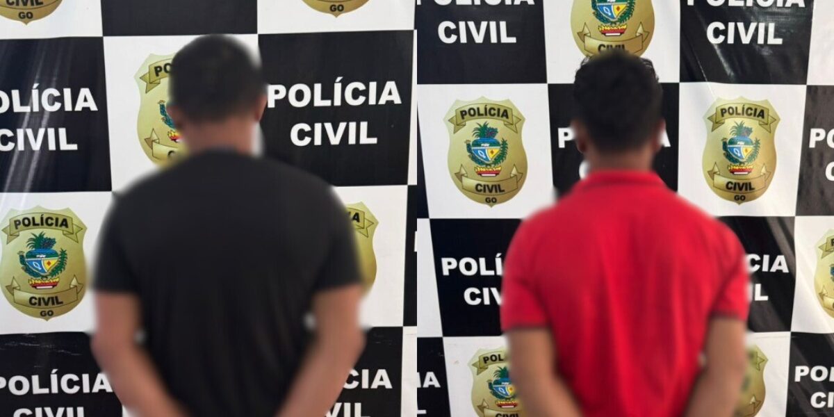 PCGO prende dois homens por coação no curso do processo envolvendo inquérito de estupro de criança em Itaberaí