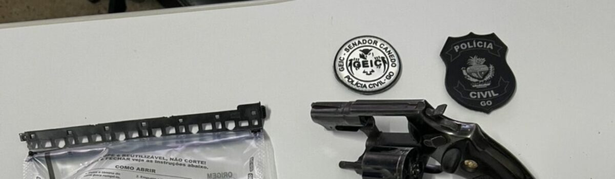 Polícia Civil prende homem por intimidar pessoas em bar de Senador Canedo ao ostentar arma de fogo