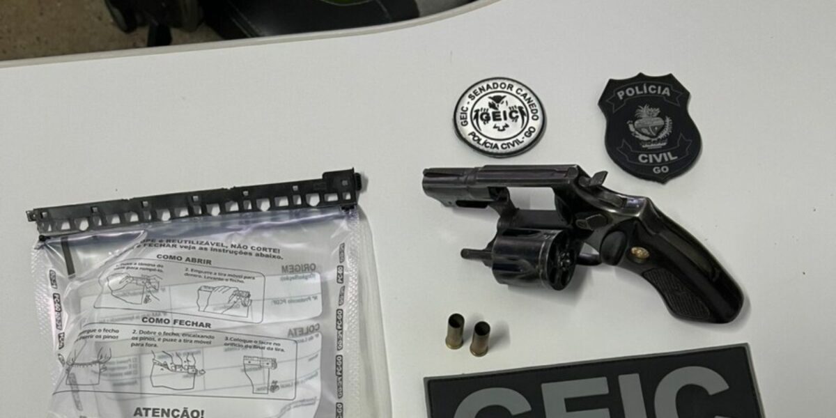 Polícia Civil prende homem por intimidar pessoas em bar de Senador Canedo ao ostentar arma de fogo