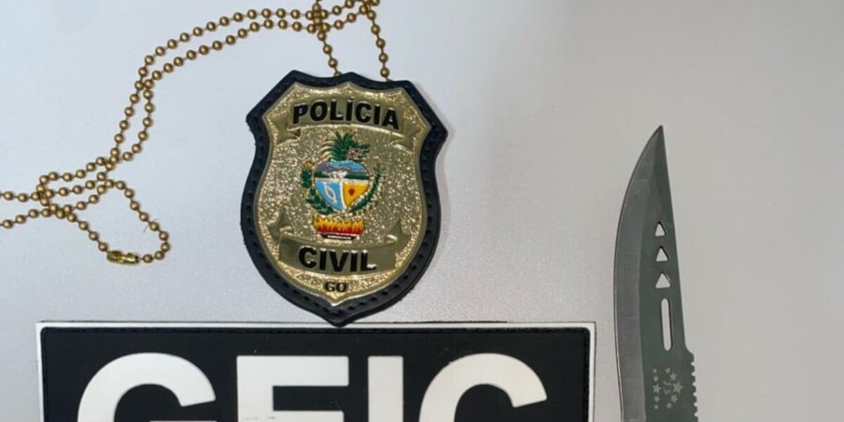 Mulher é presa em flagrante após tentar matar ex-companheiro com golpes de canivete, em Goianésia