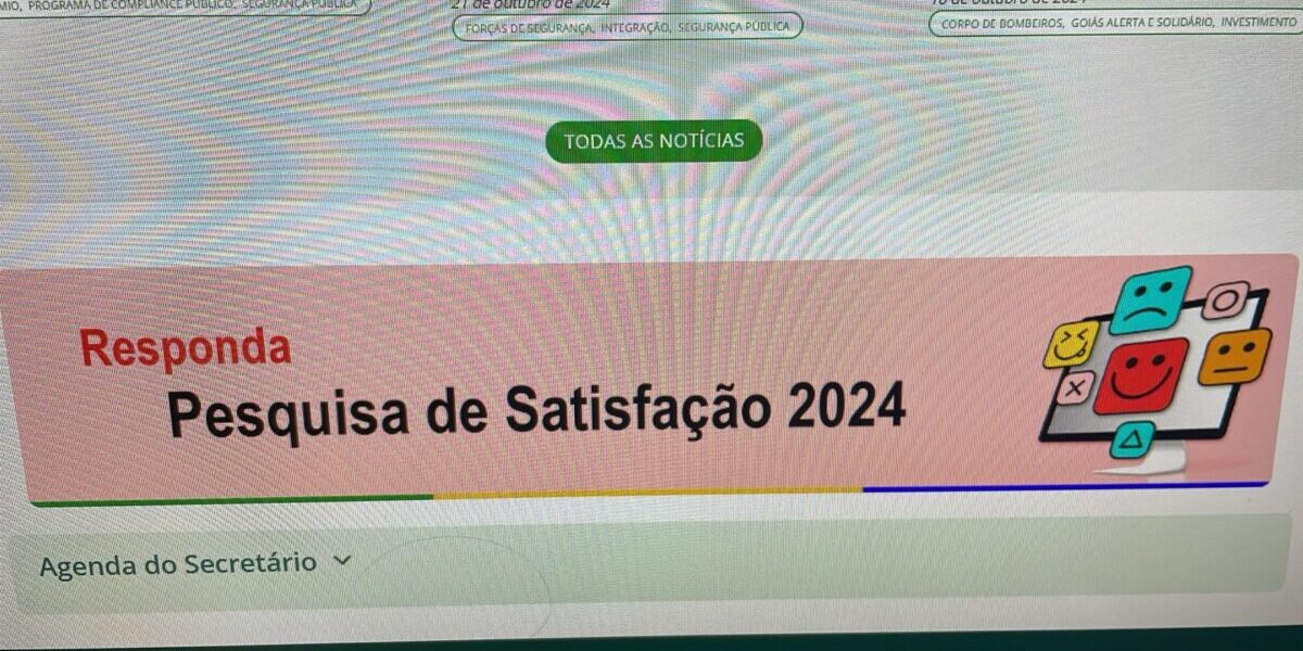 Questionário dos Indicadores de Segurança – Acesse o link para pesquisa