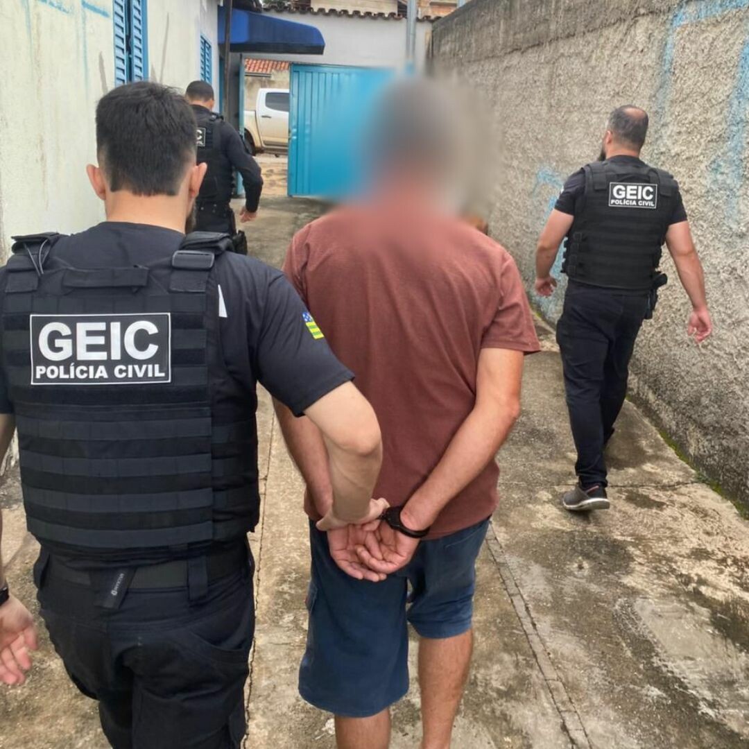 PCGO prende foragido por matar policial civil em Niquelândia