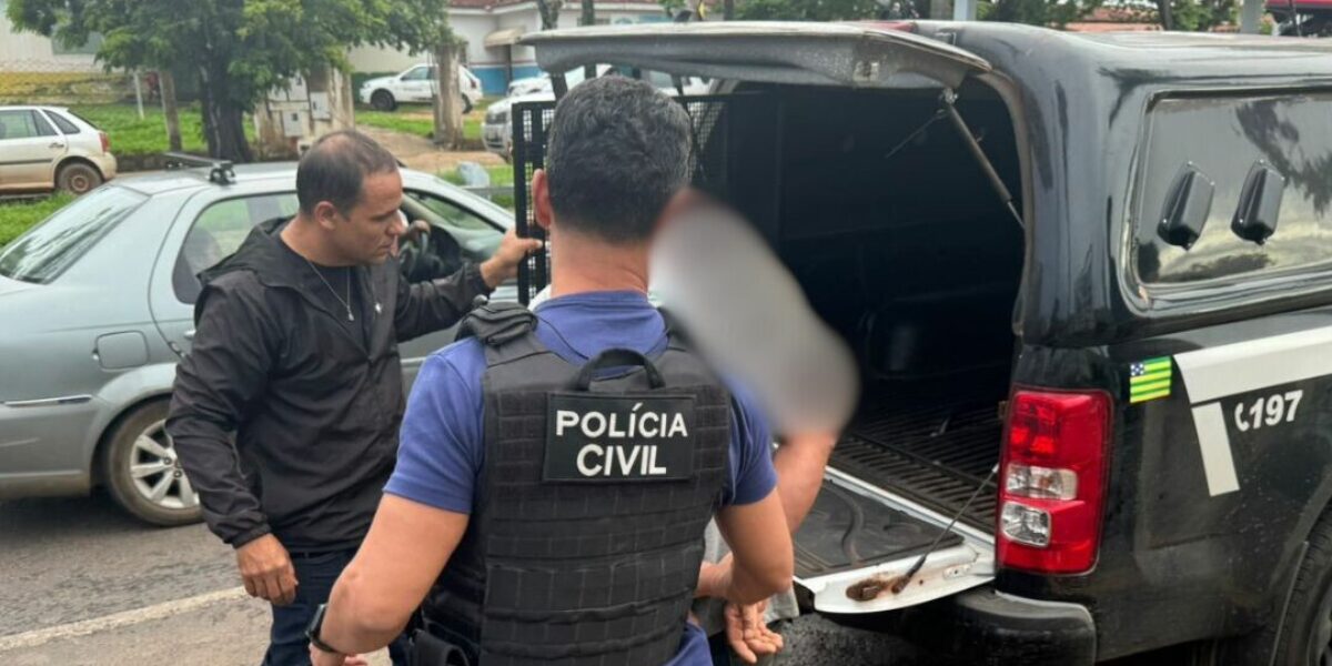 Polícia Civil prende pai investigado por estuprar a filha de 4 anos, em Piracanjuba