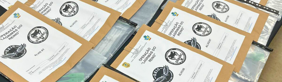 Operação Lágrimas do Reino: PCGO cumpre 13 mandados judiciais para combater o tráfico de drogas em Anápolis