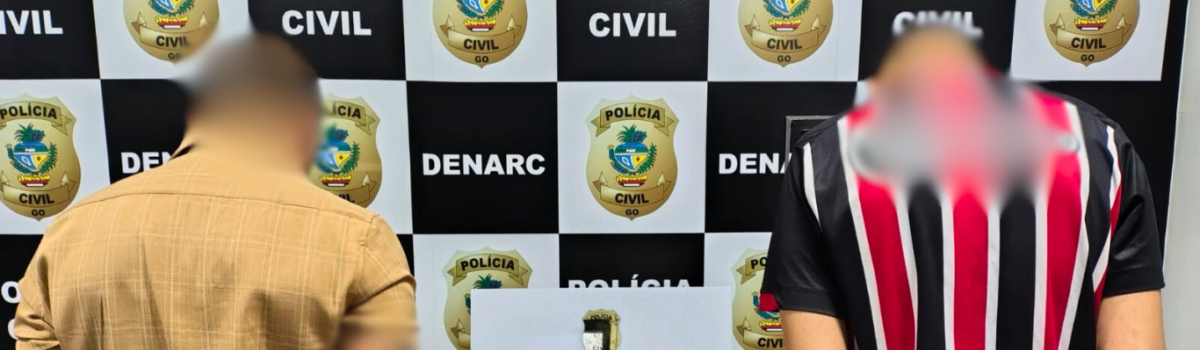 PCGO prende dupla que atuava no tráfico varejista em Goiânia