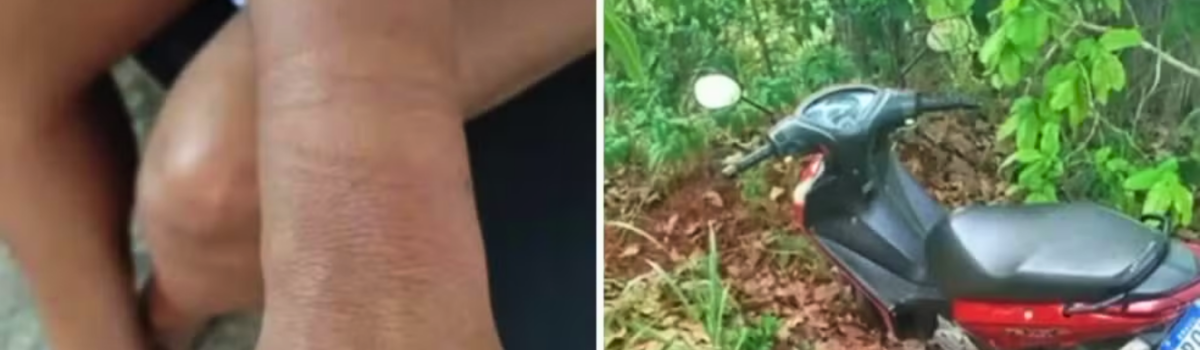 PCGO prende homem que estuprou, obrigou mulher a cozinhar para ele e roubou sua moto