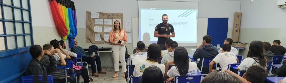 PCGO faz palestras para crianças e adolescentes em escolas de Niquelândia