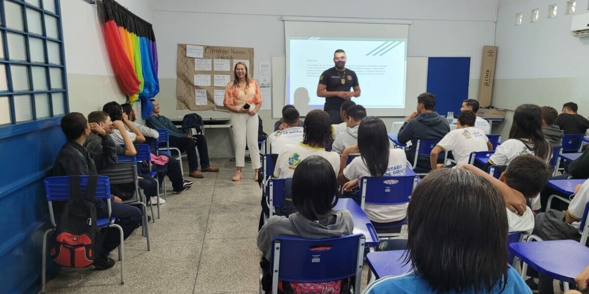 PCGO faz palestras para crianças e adolescentes em escolas de Niquelândia