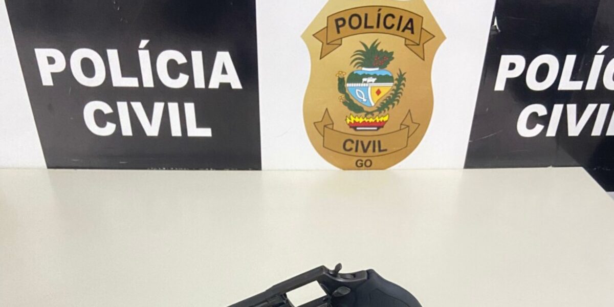 PCGO prende homem por portar ilegalmente arma com numeração raspada, em Morrinhos