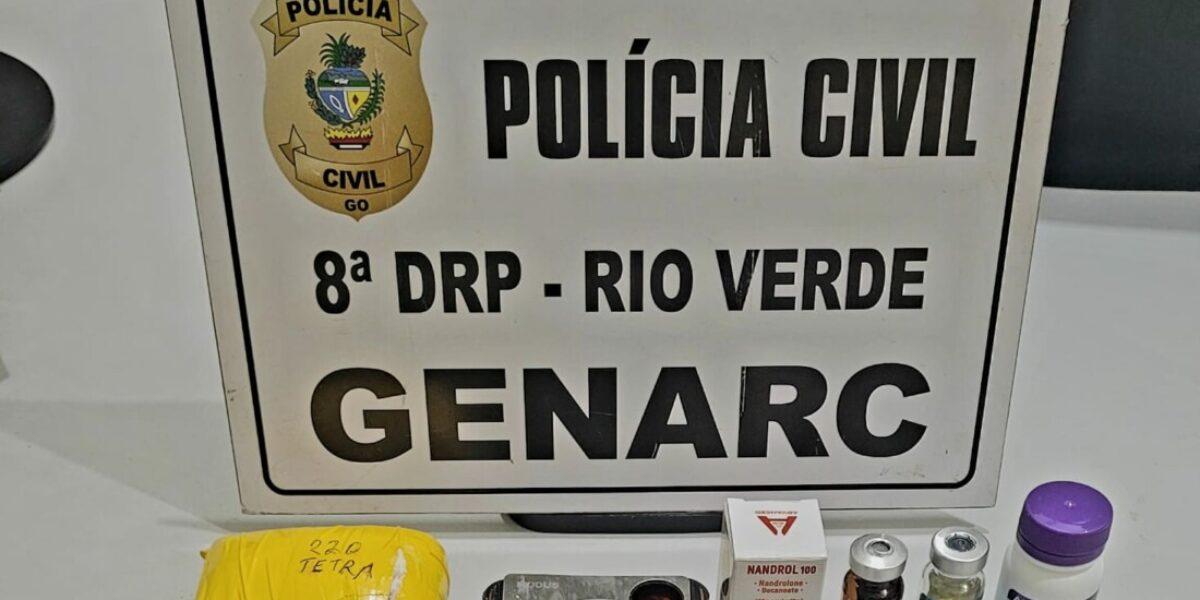 Operação Pré-Treino prende personal e músico investigados por vender drogas e anabolizantes em Rio Verde