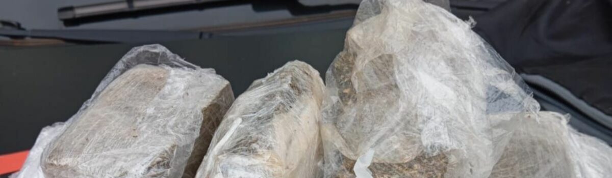 PCGO e PMGO fazem apreensão de maconha em Jataí e prendem suspeito