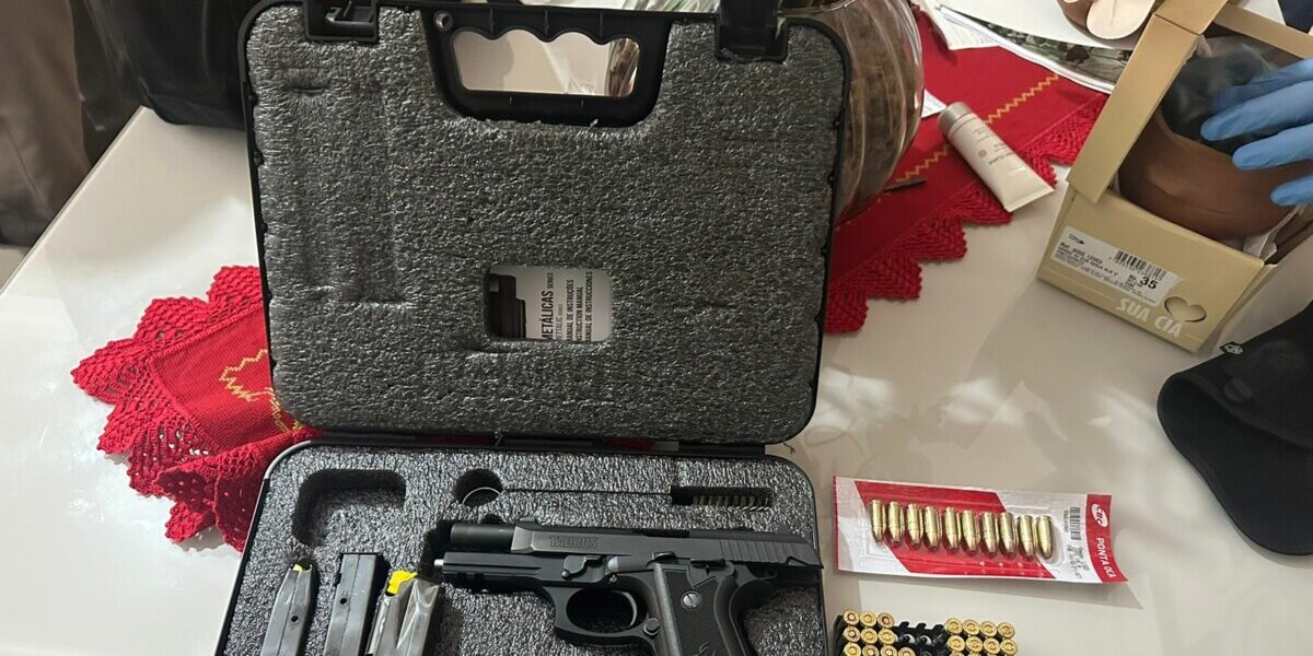 Após buscas, PC apreende arma de fogo usada para ameaça de autor contra companheira