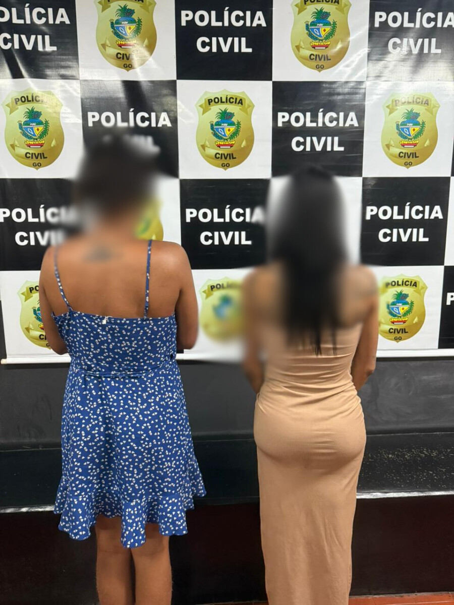 PCGO prende investigadas pelos crimes de roubo majorado pelo concurso de pessoas e resistência