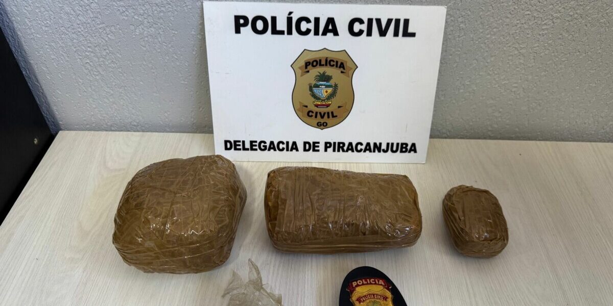 PCGO prende, pela terceira vez, investigado por tráfico de drogas em Piracanjuba