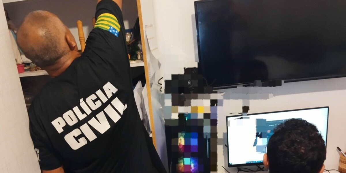 PCGO cumpre busca domiciliar contra suspeito de armazenar material de pornografia infantil em Valparaíso