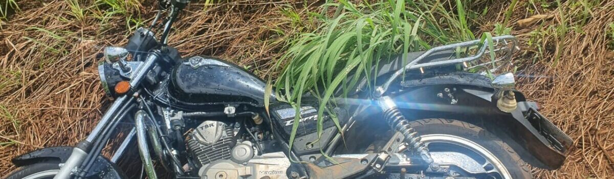 PCGO recupera motocicleta furtada