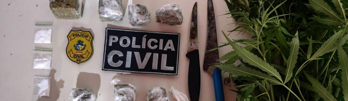 Ação integrada entre PCGO e PMGO resulta na prisão de quatro pessoas por tráfico de drogas em Iporá