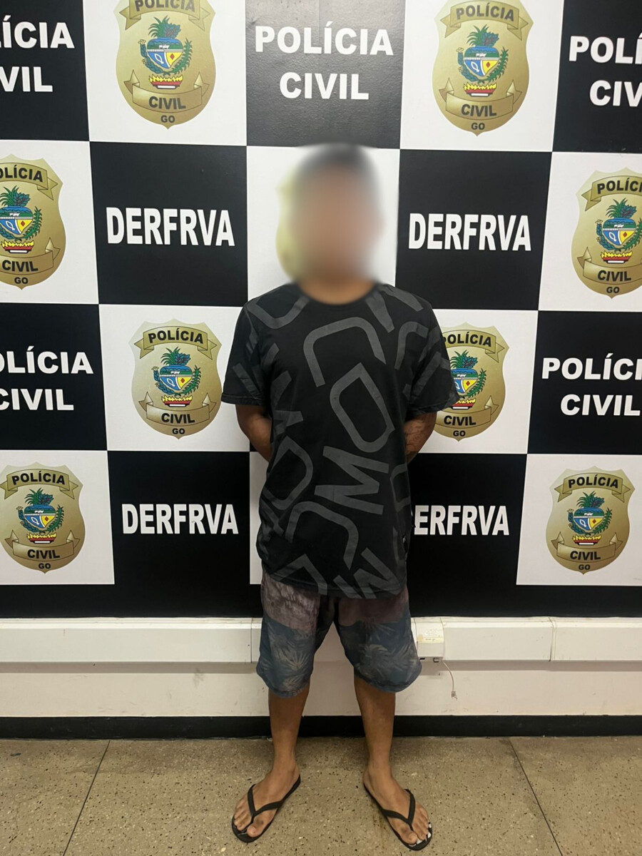 PCGO prende suspeito de envolvimento em roubo de motocicleta de app