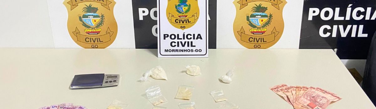 PCGO prende traficante que subtraiu carro e dinheiro de usuária para quitar dívidas de drogas