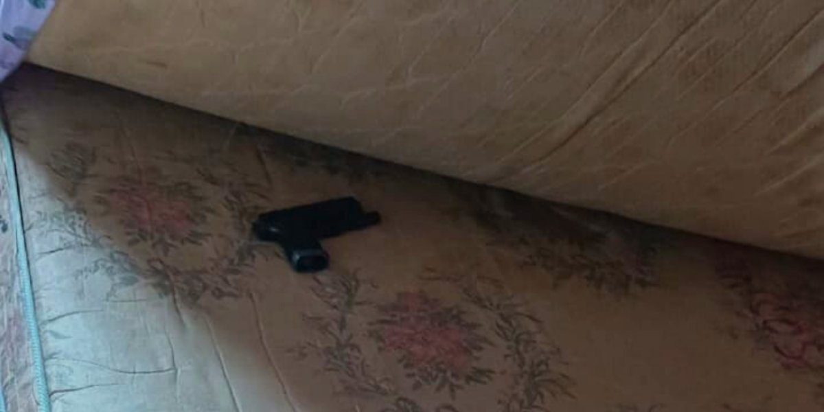 PCGO apreende arma de fogo utilizada por homem para ameaçar ex após término