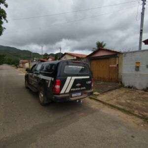 PCGO resgata cadela e filhotes de situação de maus-tratos