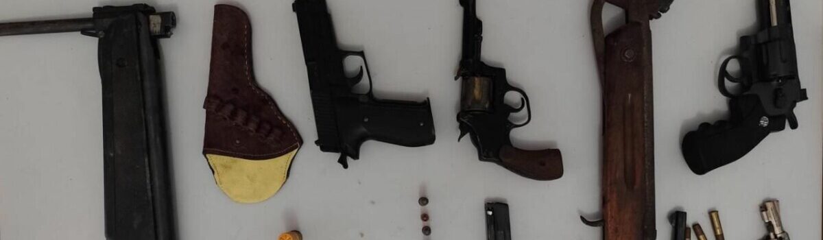 Operação da PCGO apreende diversas armas em oficina clandestina de Iporá