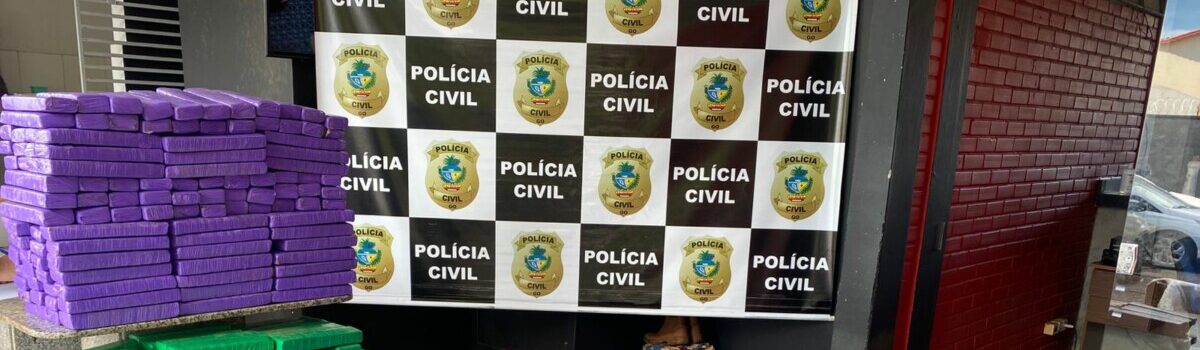 Polícia Civil prende três suspeitos de transportar carregamento de quase 1 tonelada de drogas na BR-153