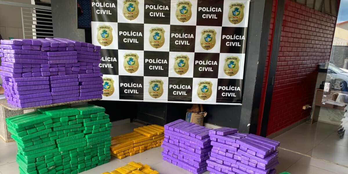 Polícia Civil prende três suspeitos de transportar carregamento de quase 1 tonelada de drogas na BR-153