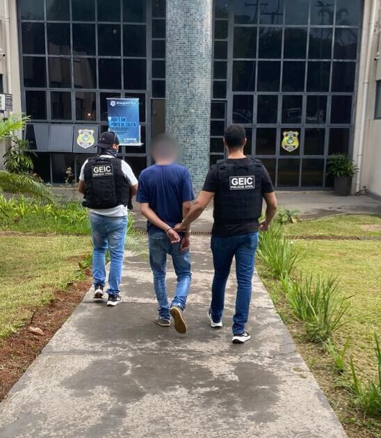 PCGO prende preventivamente um homem por furtar uma pessoa idosa de 80 anos