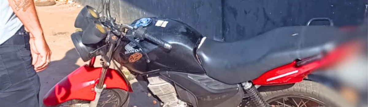PCGO prende homem em flagrante por receptação de moto furtada e adulteração de placa em Niquelândia