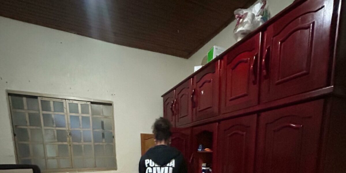 PCGO cumpre mandado de busca, em São Luís de Montes Belos, contra homem por perseguição e ameaça