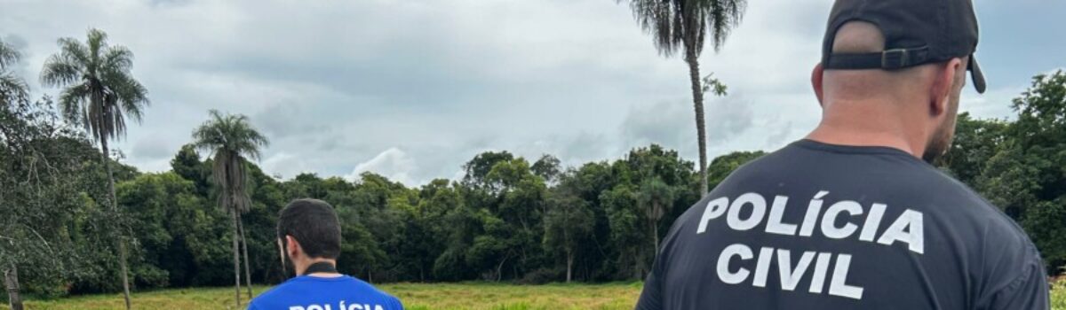 Operação Aqua: Polícia Civil investiga represamento ilegal de rio e desmatamento em fazenda de Doverlândia