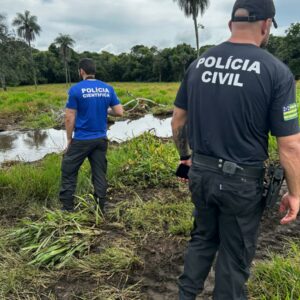 Operação Aqua: Polícia Civil investiga represamento ilegal de rio e desmatamento em Doverlândia