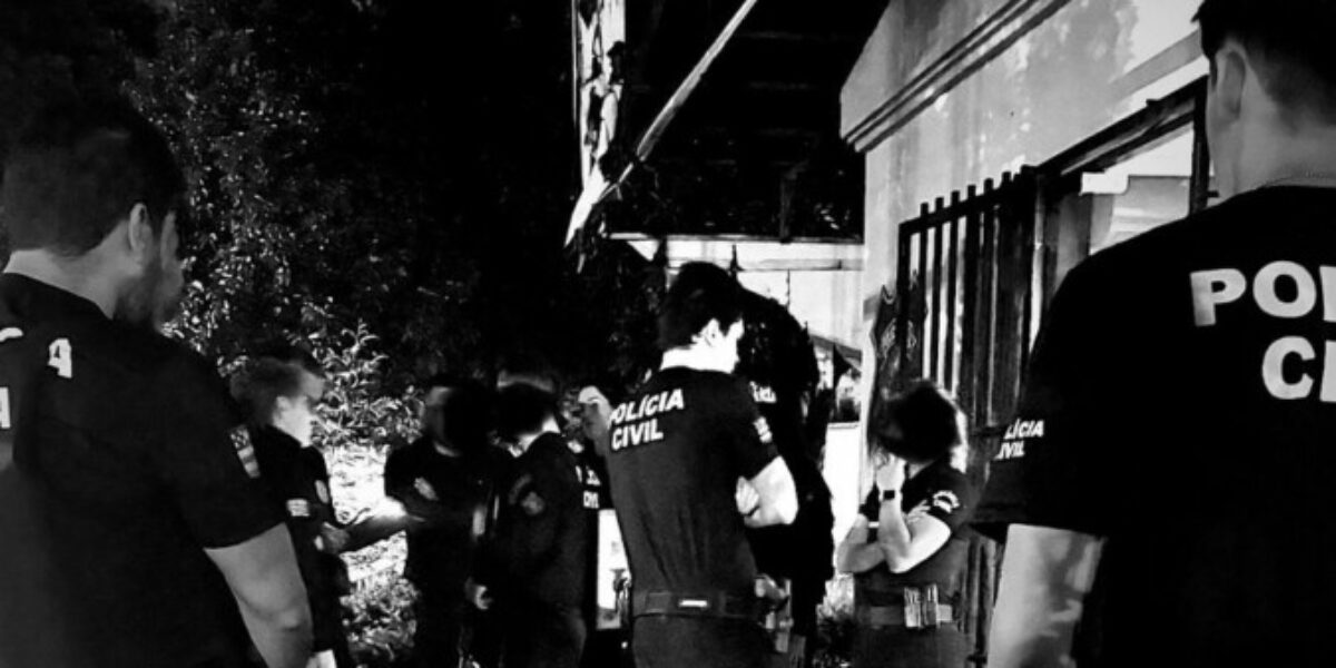 Polícia Civil faz operação contra tráfico de drogas em Trindade e região