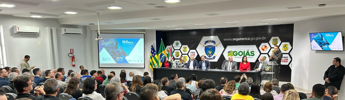 Servidores da PCGO e da SSP recebem apresentação do Programa de Educação Previdenciária de Goiás, da GoiásPrev