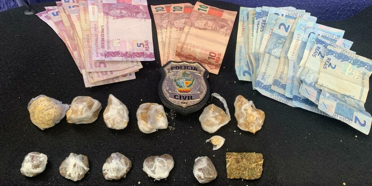PCGO prende investigado por tráfico de drogas, em Goiânia