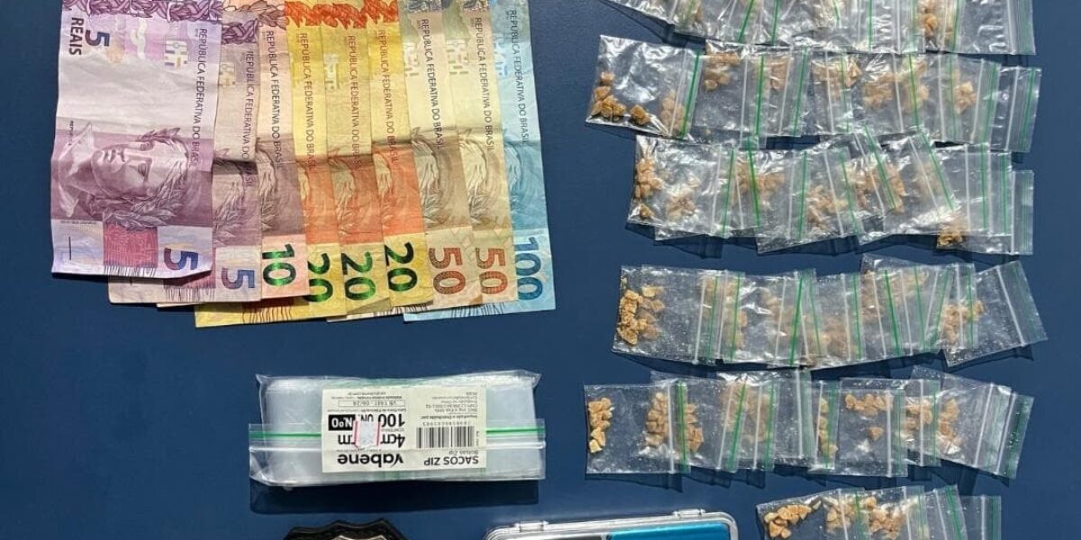 Homem é preso em Minaçu por tráfico de drogas