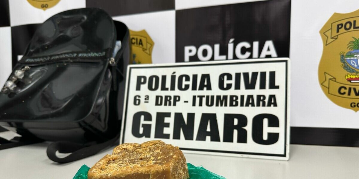 PCGO prende mulher em flagrante por transportar droga de Minas Gerais para Goiás