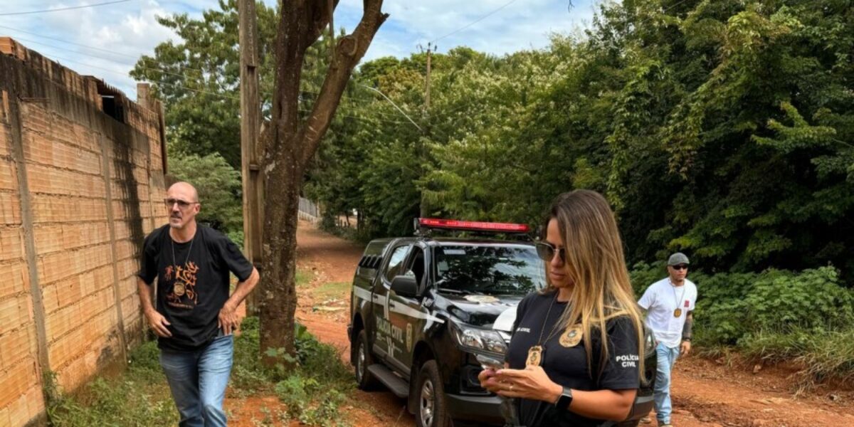 PCGO cumpre mandado de busca e apreensão de adolescente suspeito de ato infracional análogo a tentativa de homicídio