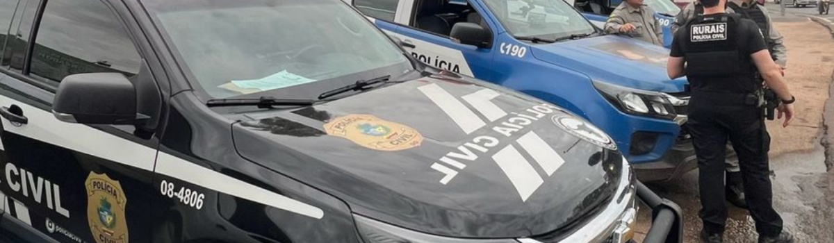 ‘Colchete Aberto’: PCGO cumpre medidas judiciais no MT contra grupo criminoso por furto de novilhas em propriedade rural goiana
