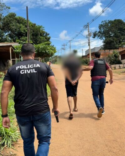 PCGO prende homem em flagrante por tentativa de feminicídio após atacar cunhada com faca